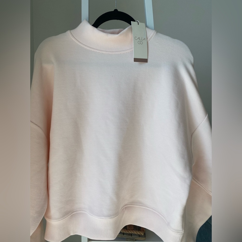 BRAND NEW CALIA Soft Blush Turtleneck Sweater